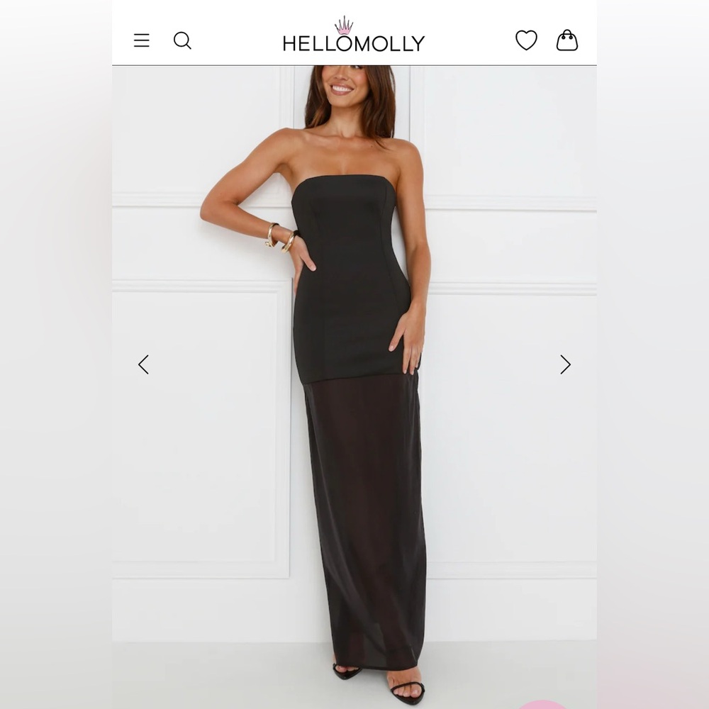 Hello Molly Chloe Sheer Maxi Dress